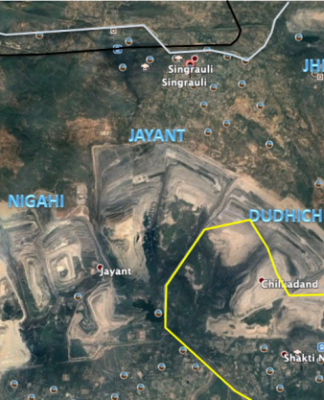 Northern Coalfields Limited, Capacity, dispatch, quality and NTPC projects in Singrauli area