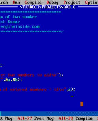 C++ Programming Language for addition