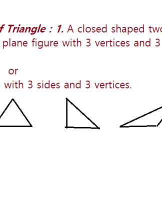 Triangles – Definition, Types and Properties