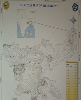 Contour Map Jharkhand
