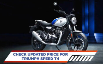 Triumph Speed T4 India