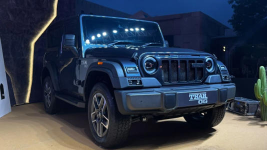 The new Mahindra Thar