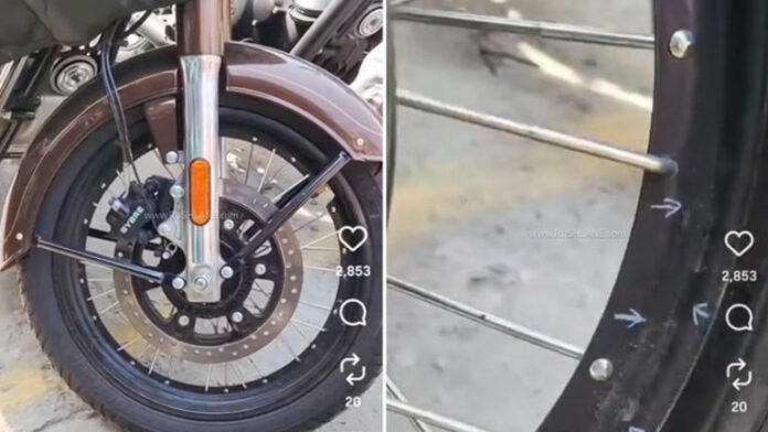 Royal Enfield Classic 350 spoke